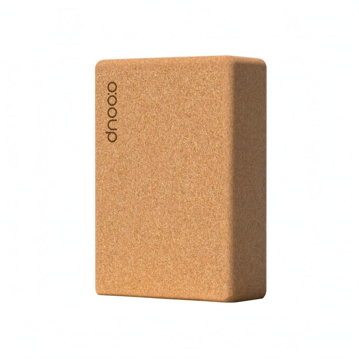 Ujeavette Rounded Edges Natural Cork MindBody Practice Block Warm Brown Cork MindBody Practice Block Compact Fitness Equipment