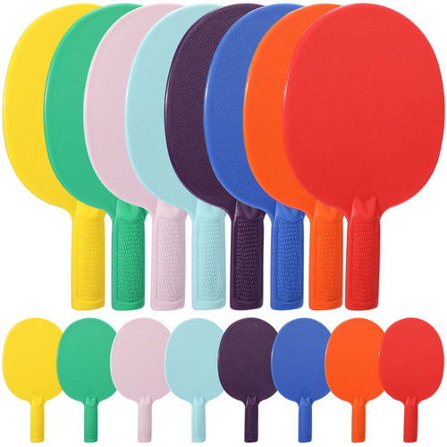 16 Pcs Bulk Plastic Table Tennis Paddle Set Sports Table Tennis Racket Multi Color Table Tennis Paddles Racket Table Tennis Equi