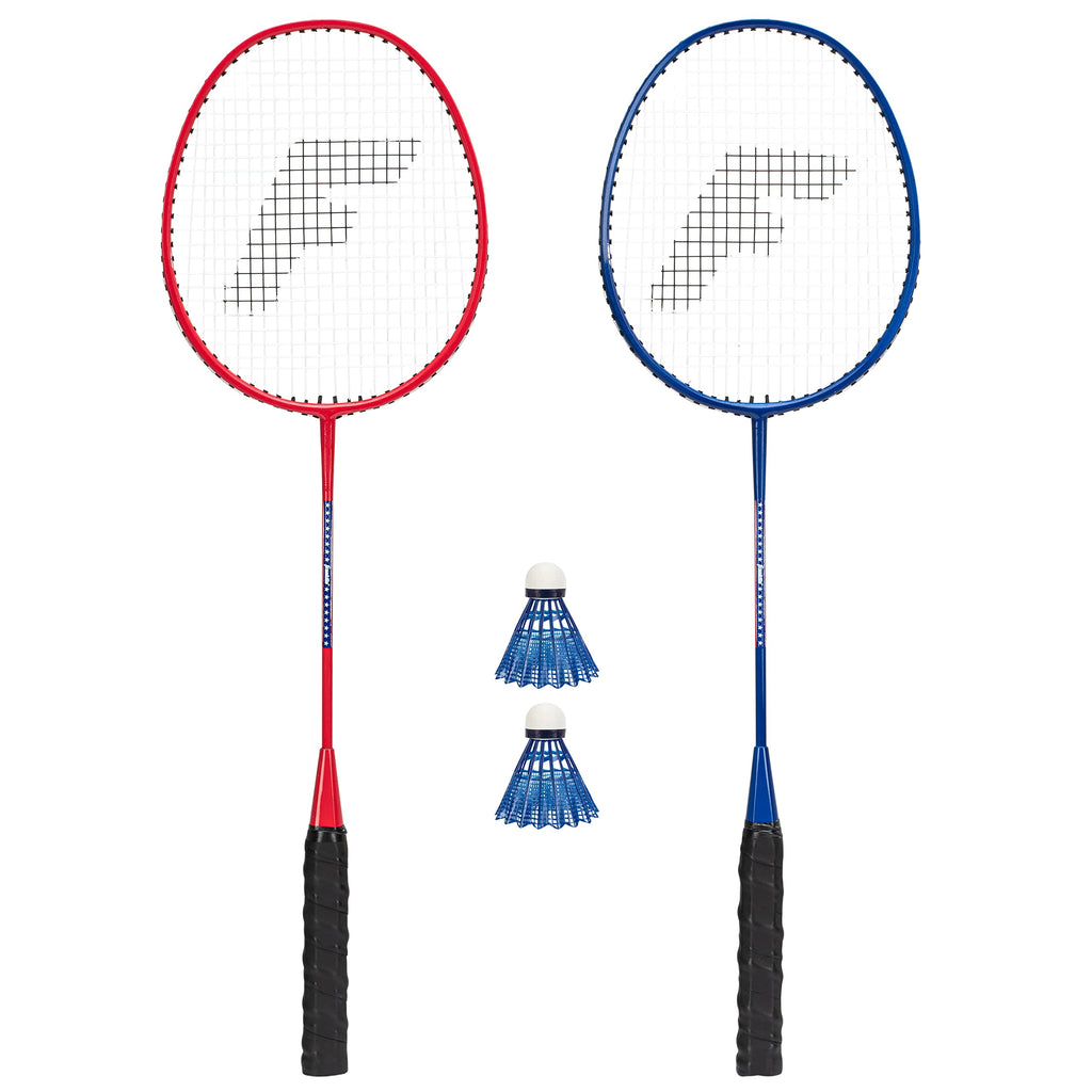 Franklin Sports 2 Player Badminton Replacement Set - 2 Badminton Racquets And 2 Shuttlecocks - Adults And Kids Backyard Game - R