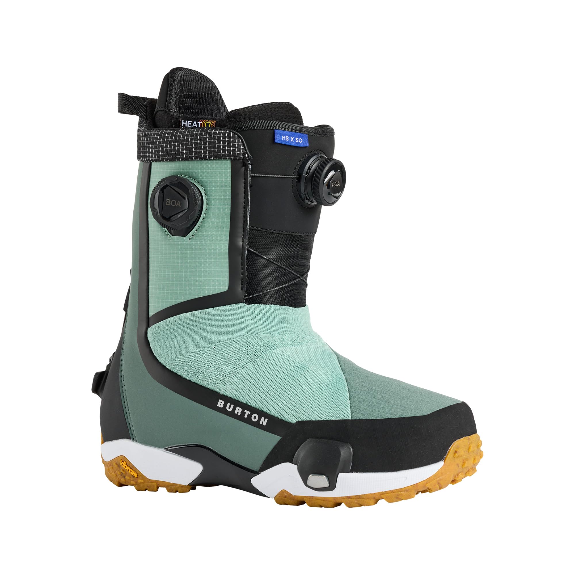 Burton Mens Highshot X Step On Snowboard Boots (Sage Green, 14)