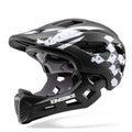 Kids Full Face Helmet Convertible Toddler Bike Helmets with Detachable Chin Guard Boys Girls 4-10 Years Skateboard Scooter Balan