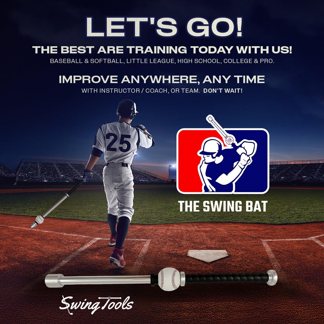 The Swing Bat: The Ultimate Hitting Tool For Baseball & Softball Players. Master Swing Mechanics, Timing, And Bat Control. See I
