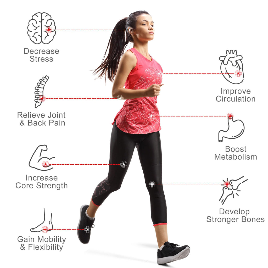 Super Deal Pro Vibration Plate Exercise Machine - Whole Body Workout Vibration Fitness Platform Fit Massage Workout Trainer W/Lo