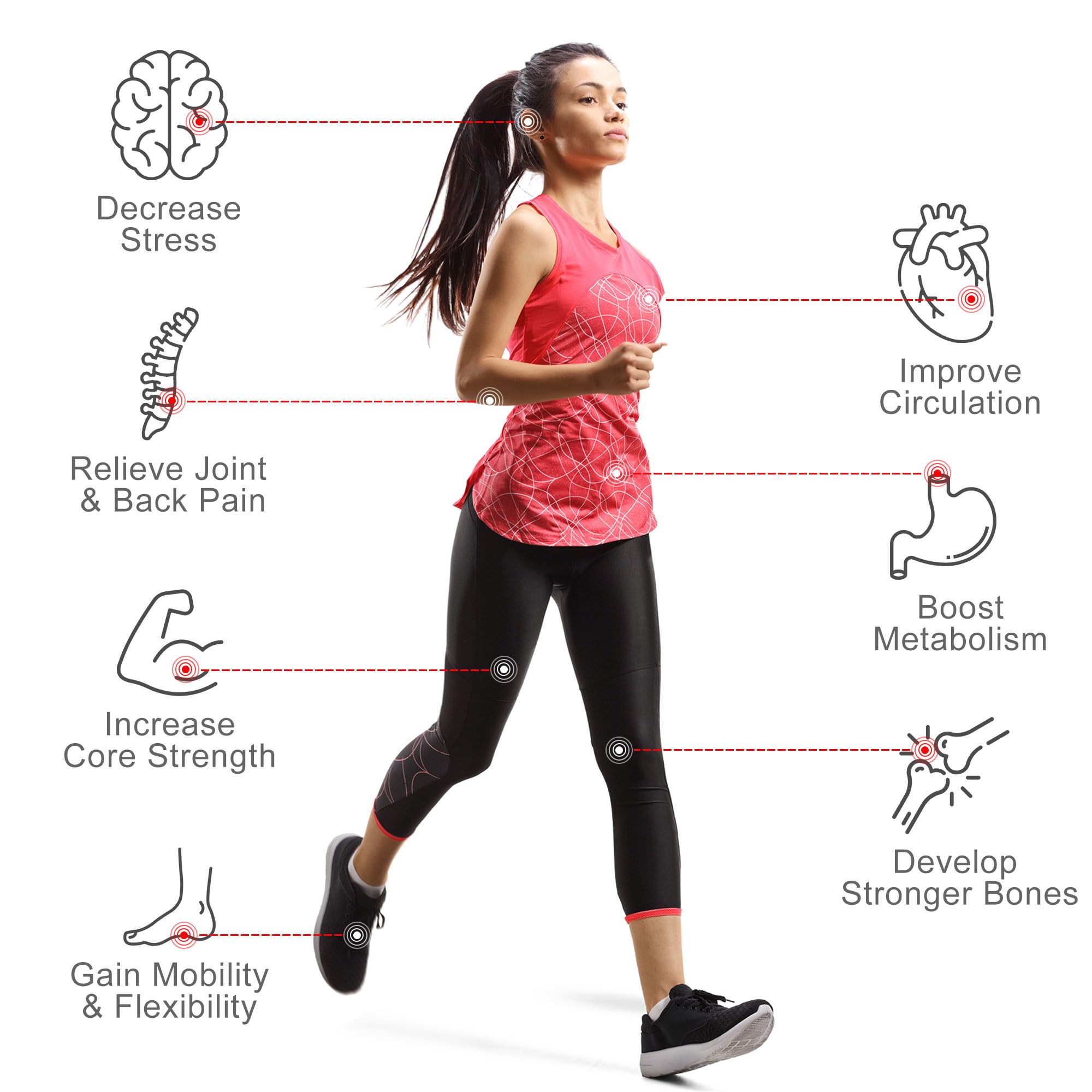 Super Deal Pro Vibration Plate Exercise Machine - Whole Body Workout Vibration Fitness Platform Fit Massage Workout Trainer W/Lo