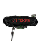 Foretra Putt For Dough - Money Maker Black Golf Putter Headcover Quality Pu Leather Magnetic Closure For Mallet Style Putters