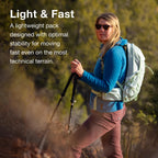 Osprey Tempest 11L Womens Lightweight Hiking Backpack - Small Daypack for Travel & Camping, Deep Fig/Hotspot Pink
