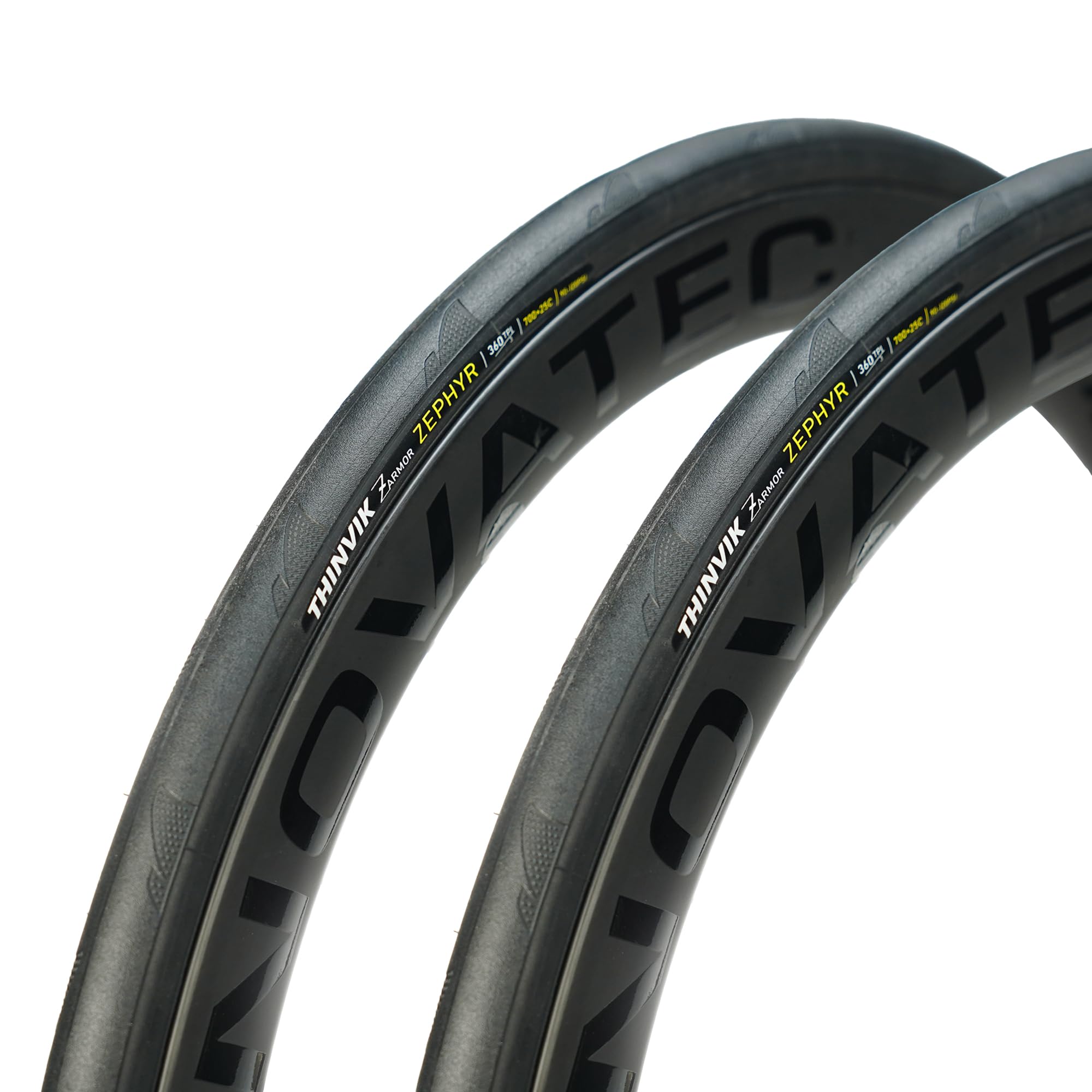 Thinvik 360TPI 235g Road Bike Tires, Foldable Clincher Tyres, Lightweight Low Rolling Resistance Bicycle Tires for Racing, Endur