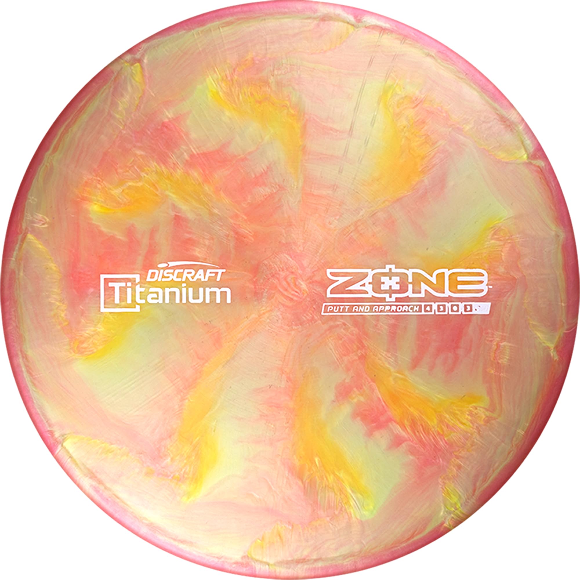 Discraft Swirl TI Zone 173-174 Gram Putt and Approach Disc Golf Disc
