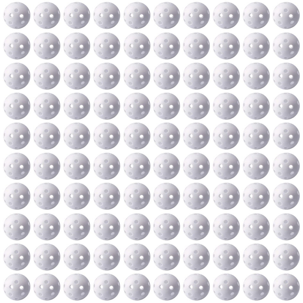 Practice Golf Balls 100 Pack, Plastic Golf Training Balls 5 Inch Golf Balls For Driving Range, Swing Training, Indoor Simulators