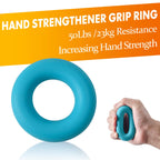 Imenseas Hand Grip Strengthener 7 Pack Adjustable Hand Gripper Finger Stretcher Resistance Extensor Bands Finger Exerciser Grip