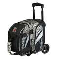 KR Strikeforce Cruiser Single Bowling Ball, Shoe and Accessory Roller Bowling Bag - White Leopard