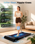Hartwares Neosilent Walking Pad Treadmill Under Desk For Home With Bldc Core And Extra-Large Belt, App And Remote Control, Porta