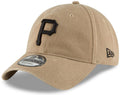 New Era Mlb Khaki Core Classic 9Twenty Adjustable Hat Cap One Size Fits All (Pittsburgh Pirates Khaki)