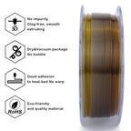 Ziro 3D Printer Filament,Translucent Pla Filament 175Mm,Multicolor Rainbow Pla Filament,1Kg22Lb,Season Series - Autumn