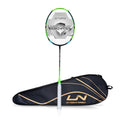 LiNing Carbon Fibre GForce 8200 Extra Strong Unstrung Badminton Racket With Full Cover | 3U | Maximum Tension ? 35 Lbs (Black/