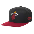 Outerstuff Nba Kids Youth 8-20 Official 2-Tone Snapback Hat Cap (Us, Alpha, One Size, Miami Heat)