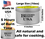 Branded Boards | Made In Usa | Portable Mini Bonfire Campfire In A Can | Reusable & Up To 5 Hours Of Burn Time | Picnics Parties