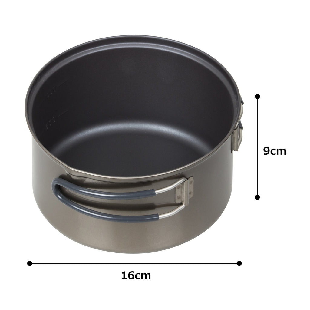 Evernew Titanium Non-Stick Pot, 1.3-Liter (696912)