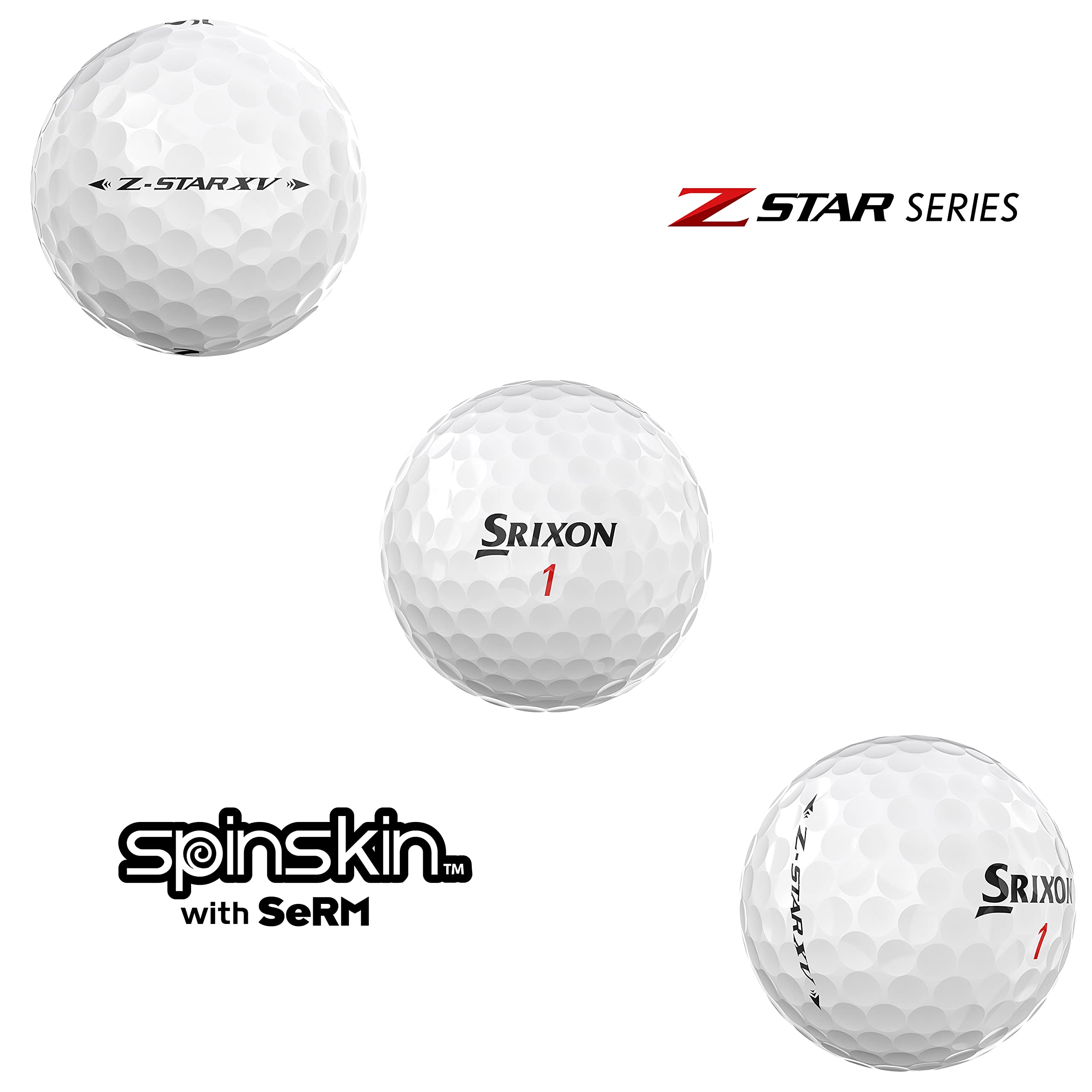 Srixon 2021 Z-Star Xv Golf Ball-White-Dozen