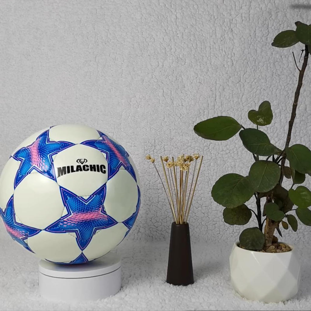 Milachic Soccer Ball Size 5, Glow In The Dark Soccer Ball, Glowing Light Up Soccer Gifts For Girls Boys Indoor Outdoor Use
