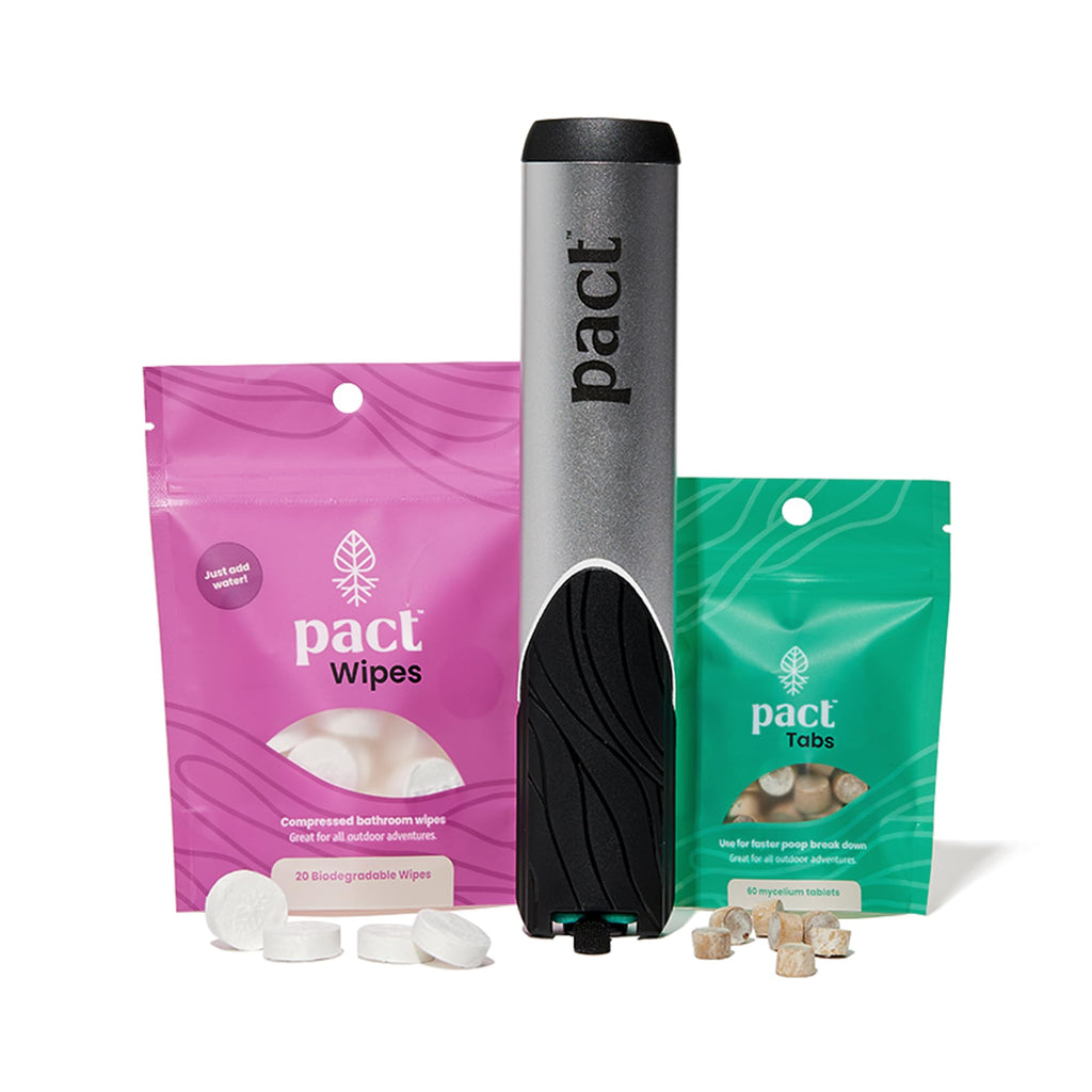 Pact Lite Bathroom Kit - Bathroom Kit For Camping, Backpacking, Backcountry - Ultralight Backpacking Gear
