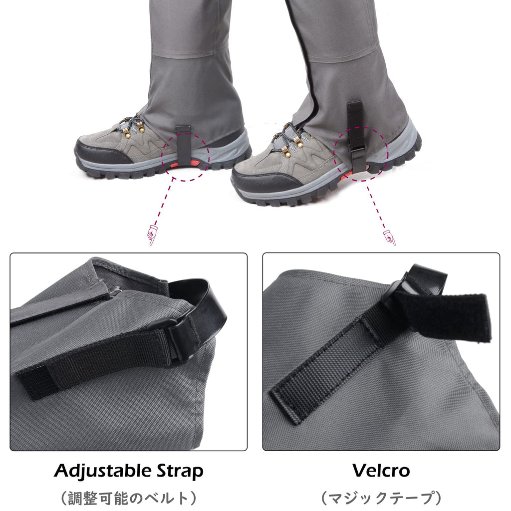 Triwonder Leg Gaiters Waterproof Snow Boot Gators Hiking Gaiters Men Women For Walking Climbing Hunting Cycling Backpacking Ligh