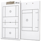 Murray Sporting Goods Dry Erase Coaches Clipboard | Double-Sided Dry Erase White Board (Lacrosse)