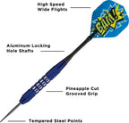 Viper Comix Steel Tip Darts: Bam (Blue), 22 Grams