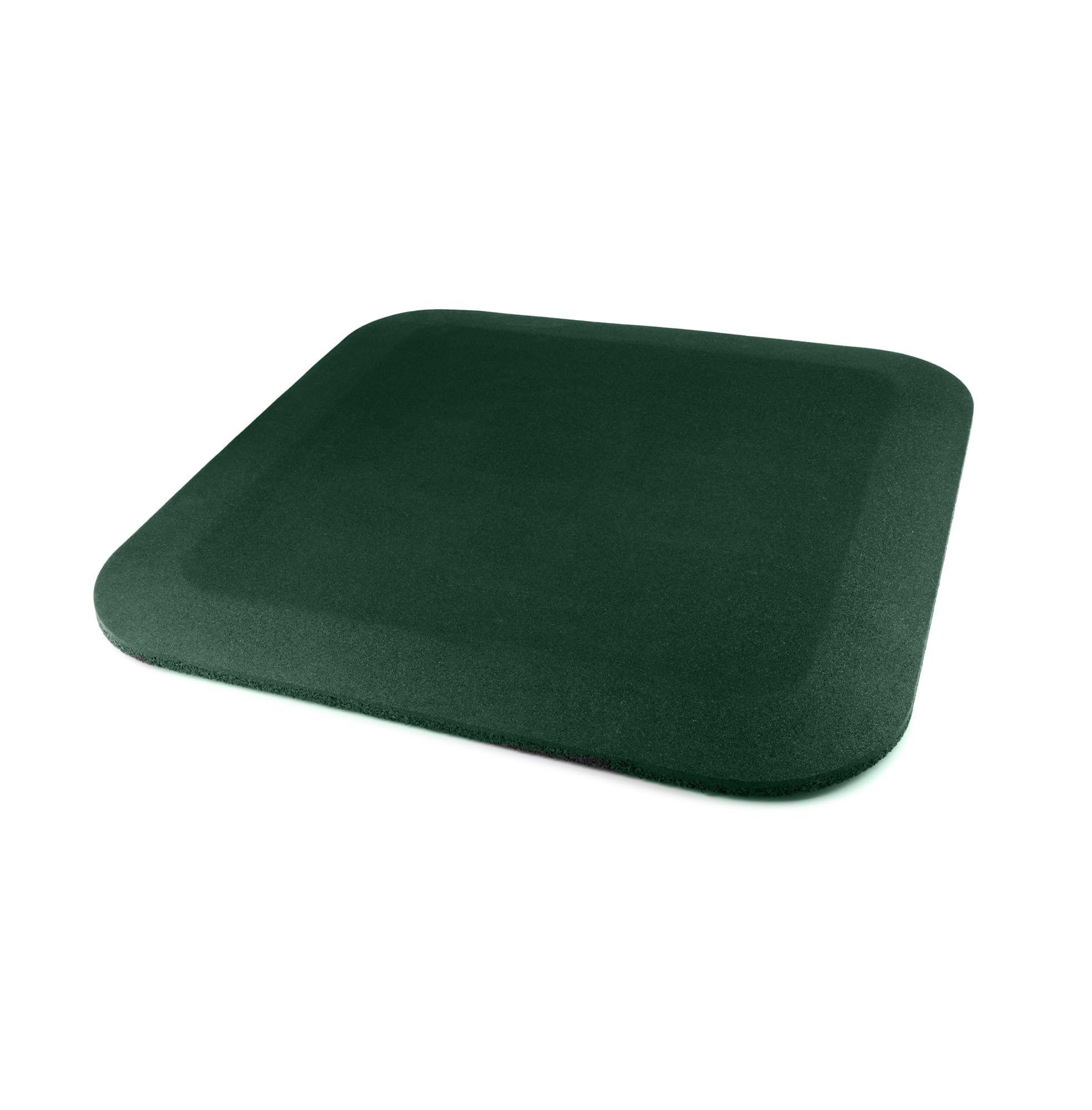 Playsafer Heavy Duty Commercial Rubber Playground Mat for Slides and Swings | 1.5 Thick | 36 X 36 Square Mat (Green, 1 Pack)