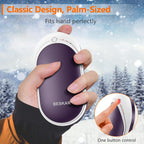 Beskar Rechargeable Hand Warmer, Electric Hand Heater, Double-Sided Heating, Usb Quick Charge, Portable Pocket Hand Warmer For O