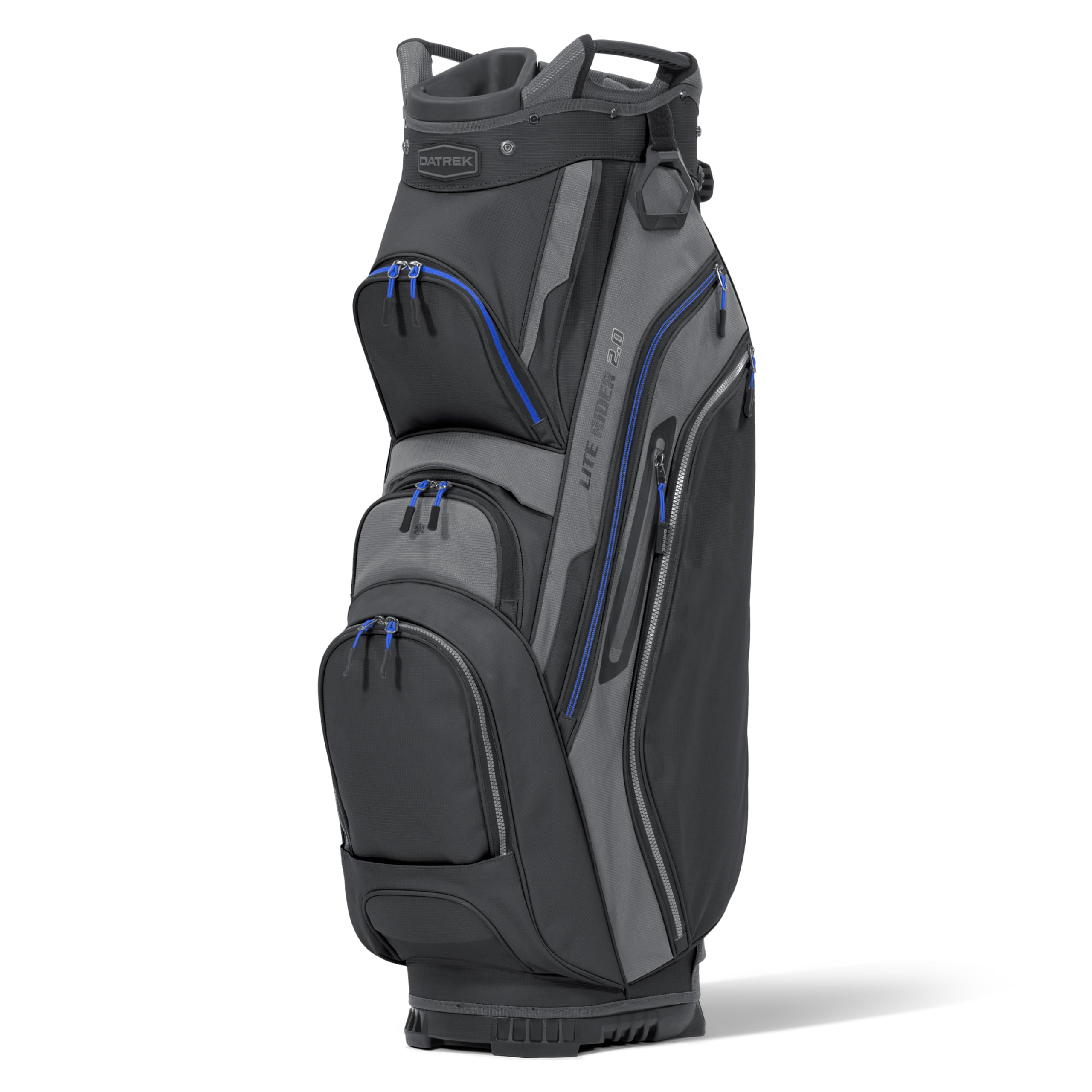 Datrek Lite Rider 2.0 Golf Cart Bag, Black/Charcoal/Royal