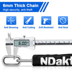 Ndakter Bike Chain Lock, 5-Digit Combination Anti-Theft Bicycle Lock, 427 Feet Long Security Resettable Bike Lock Heavy Duty For