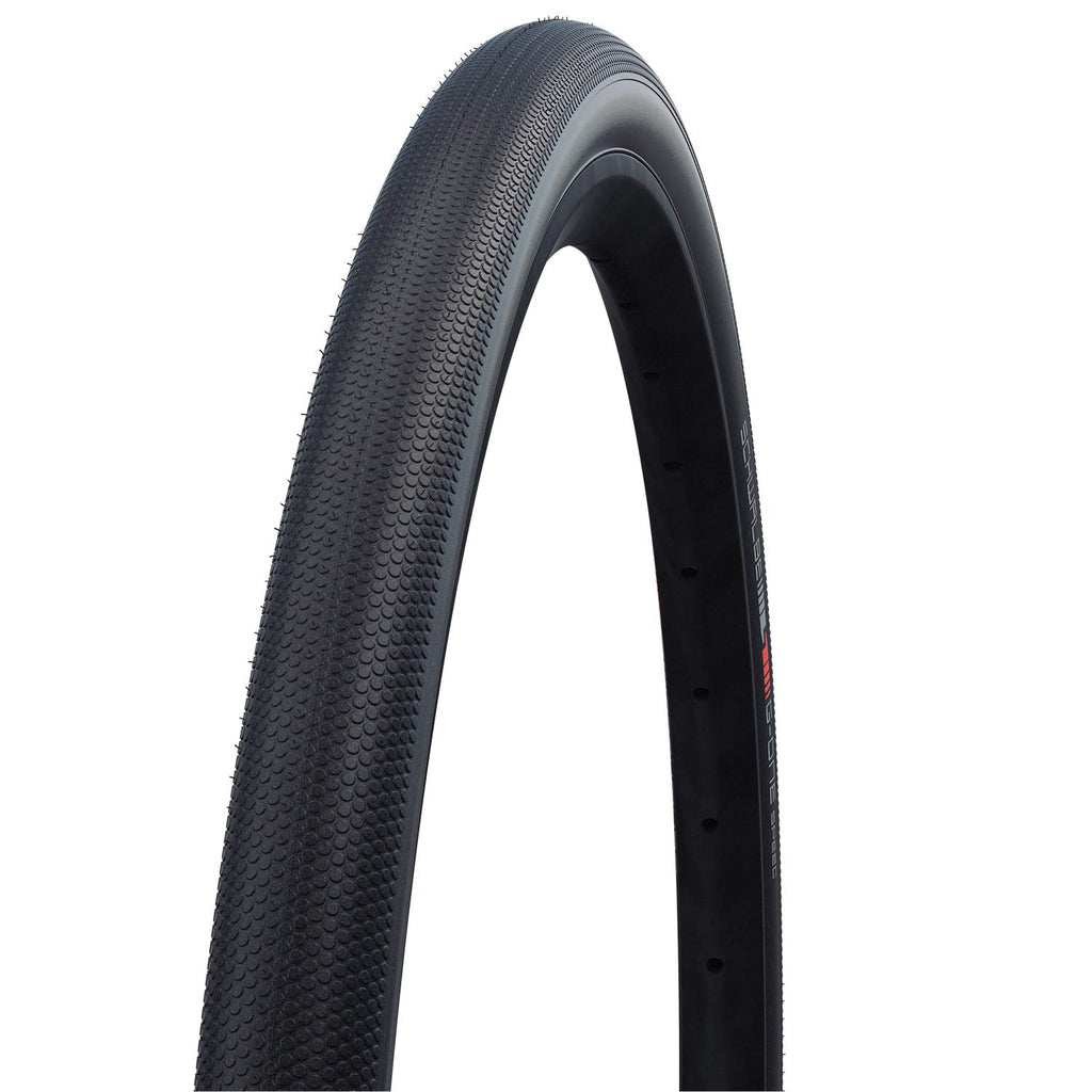 Schwalbe, G-One Speed, Tire, 700X50C, Folding, Tubeless Ready, Onestar, Microskin, 127Tpi, Black