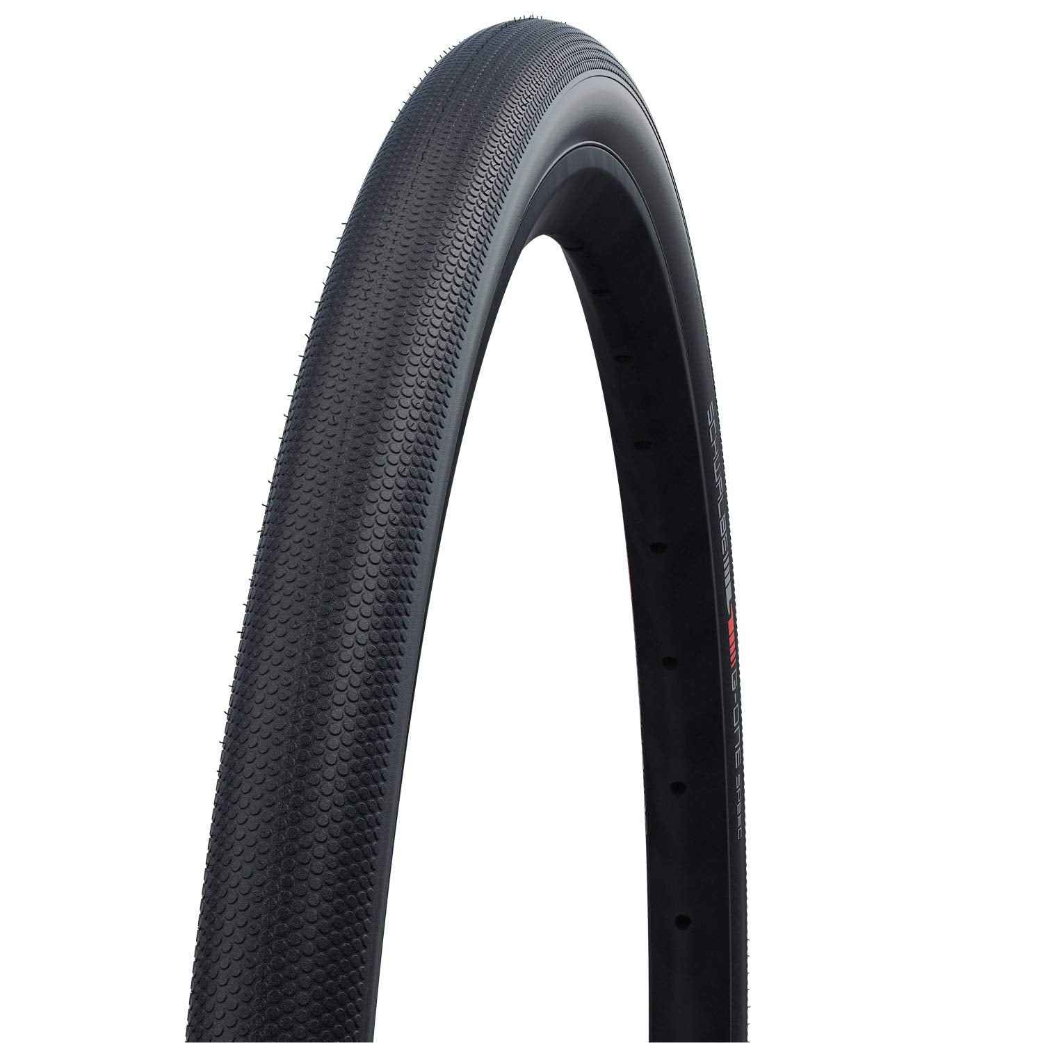 Schwalbe, G-One Speed, Tire, 700X50C, Folding, Tubeless Ready, Onestar, Microskin, 127Tpi, Black
