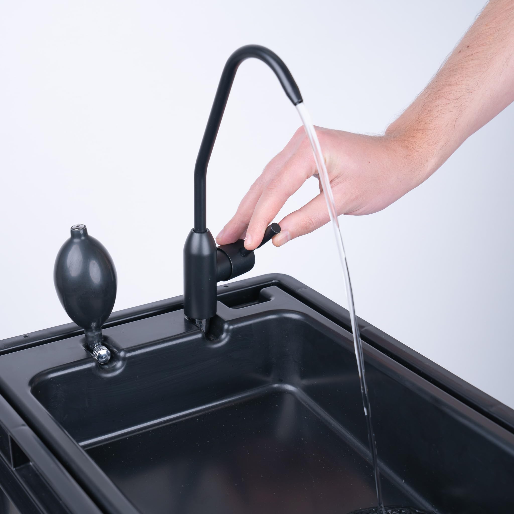 Boxio Wash Portable Sink - Convenient Camping Sink Solution! Compact With Unique Design, Separate Canister, Lightweight Mobile S