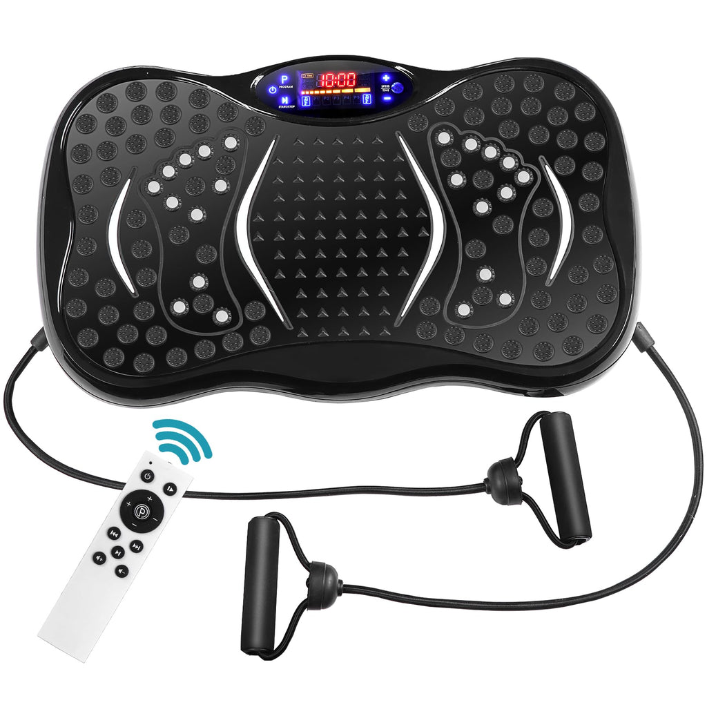 Vibration Plate Exercise Machine, Shaking Whole Body Workout Vibration Platform Lymphatic Drainage, Power Waver Vibrate Stand Ma