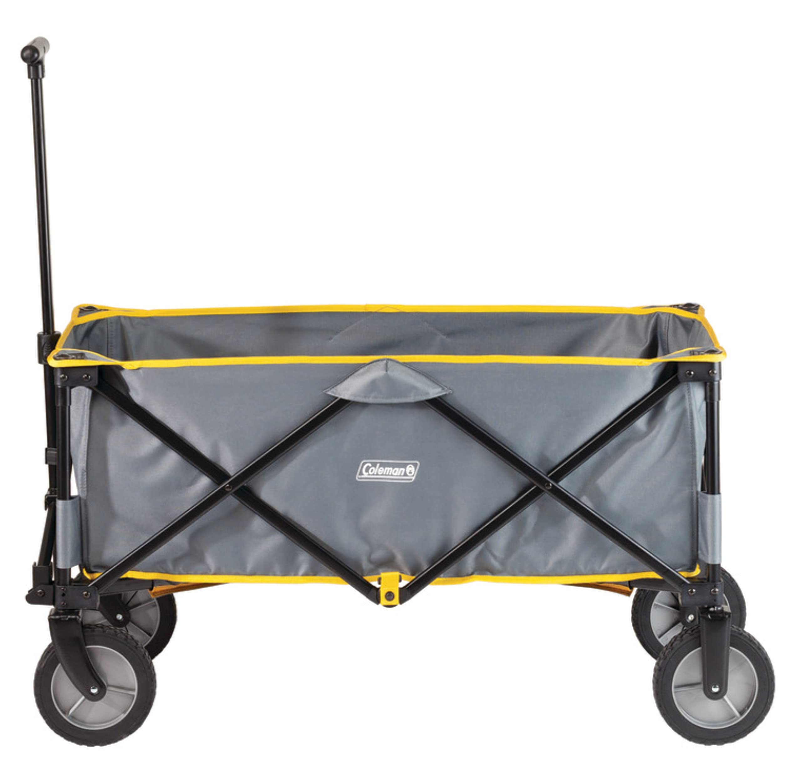 Coleman Portable Folding Utility Wagon With 5 Cubic Feet Of Space & Reinforced Bottom, Great For Camping, Groceries, Home Projec
