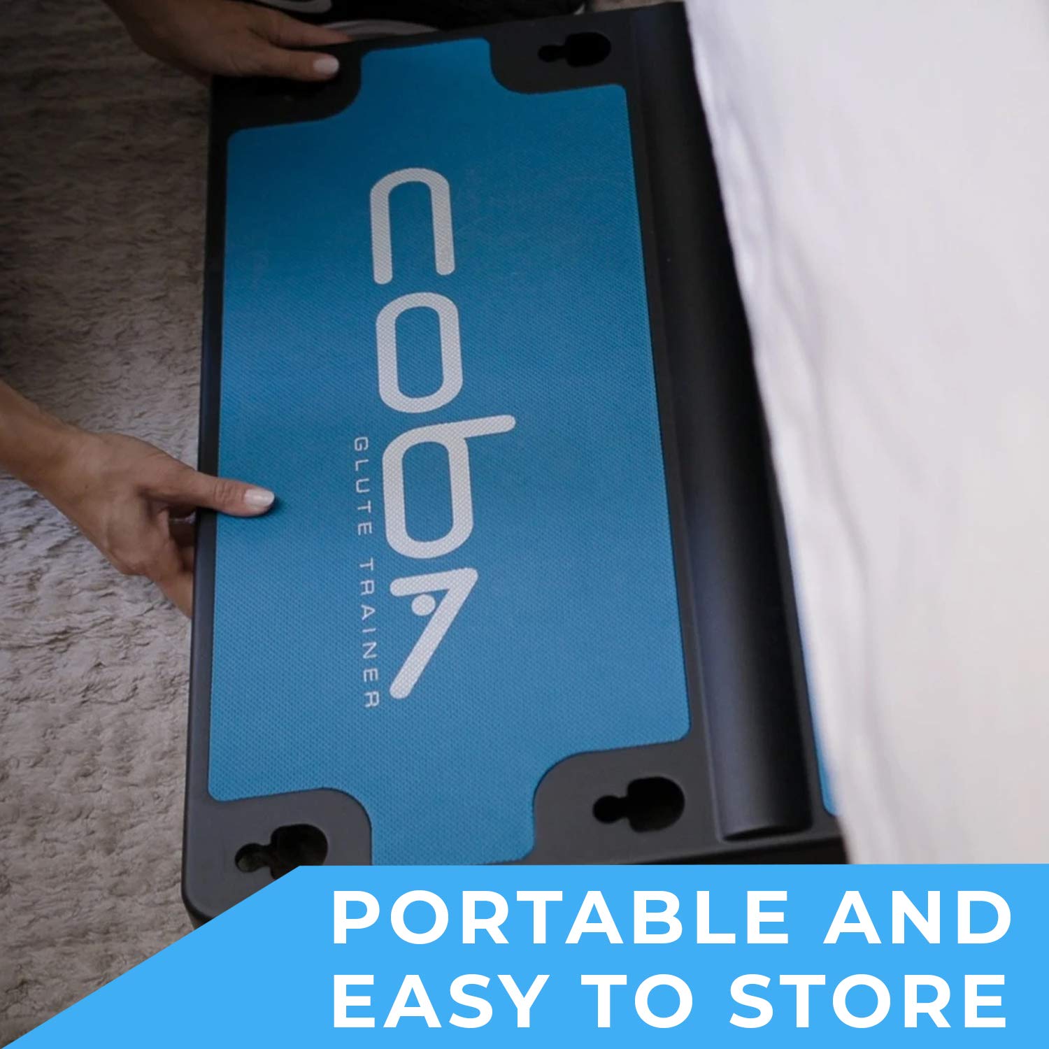 Coba Board Glute Trainer - Home Workout System, Core, Booty & Glute Exercise Machine, Portable Home Gym Full Body Booty Band Tra