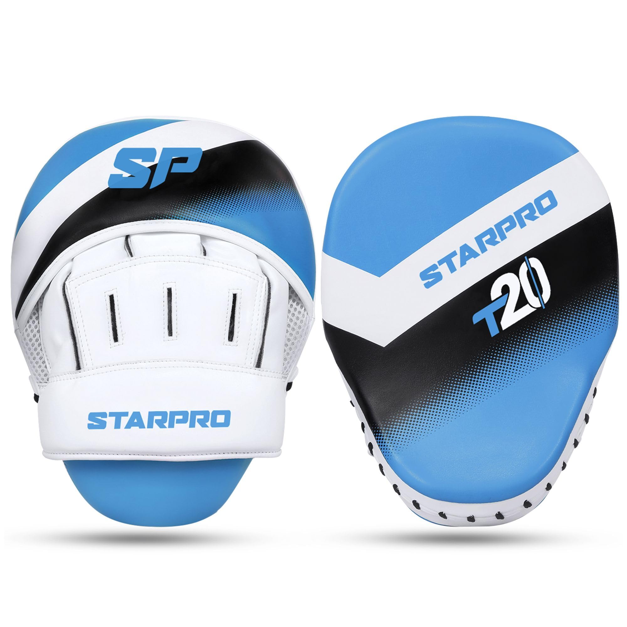 Starpro Boxing Pads - Ventilated Hook & Jab Training Mitts for Muay Thai Kickboxing MMA