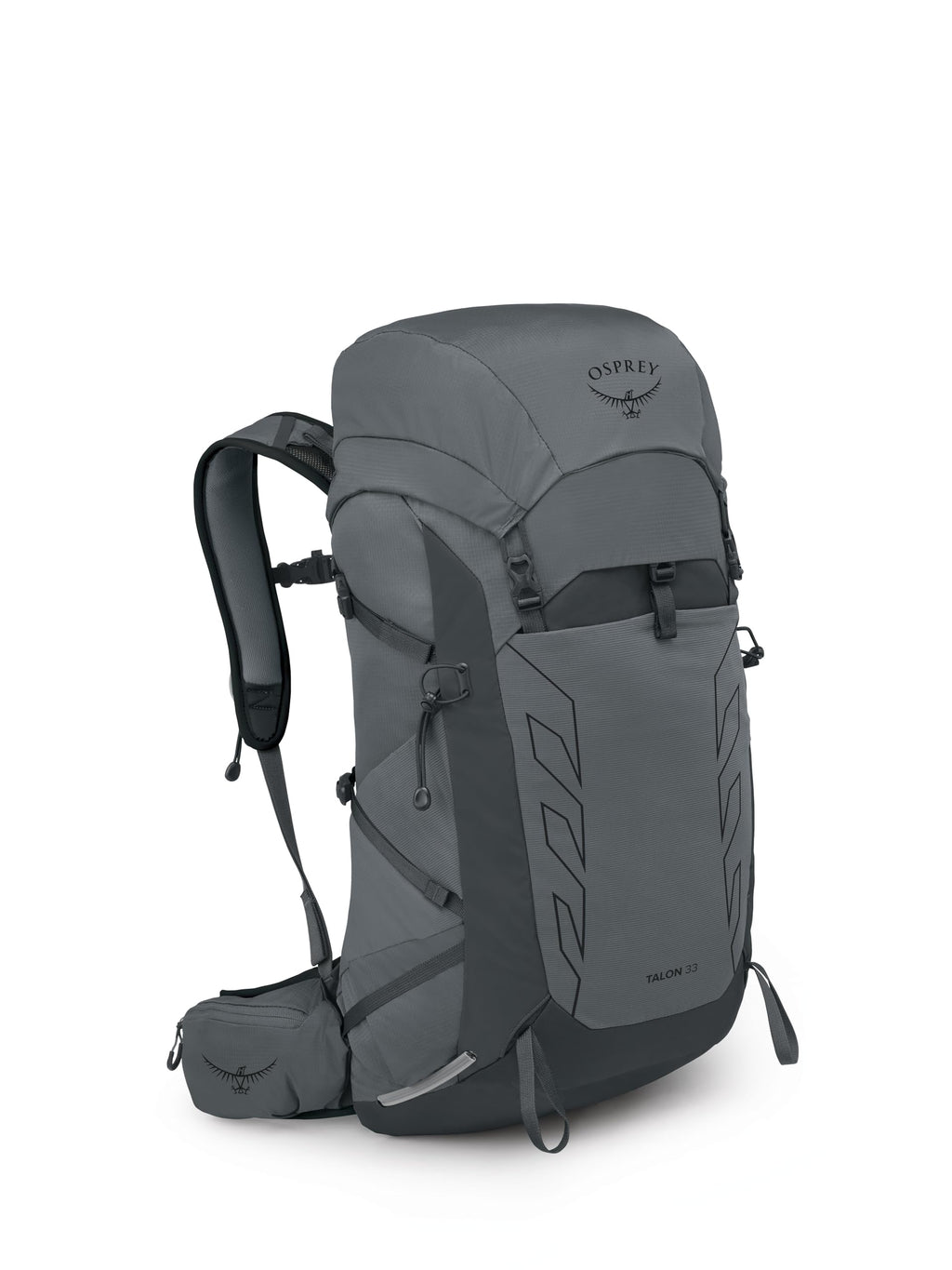 Osprey Talon 33L Mens Lightweight Hiking Backpack - Daypack for Travel & Camping, Phantom Grey/Dark Charcoal