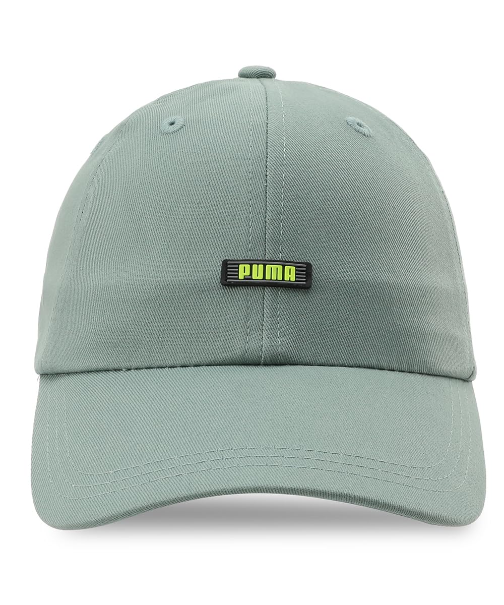 Puma |Essentials No.1 Logo Patch Baseball Cap | Green Moon | Osfa