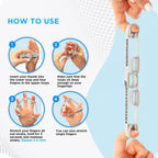 Finger Strengthener, Hand Grip Strengthener [8Pcs]-Finger And Hand Gripper, Grip Strength Trainer, Hand Exerciser, Stretcher- Im