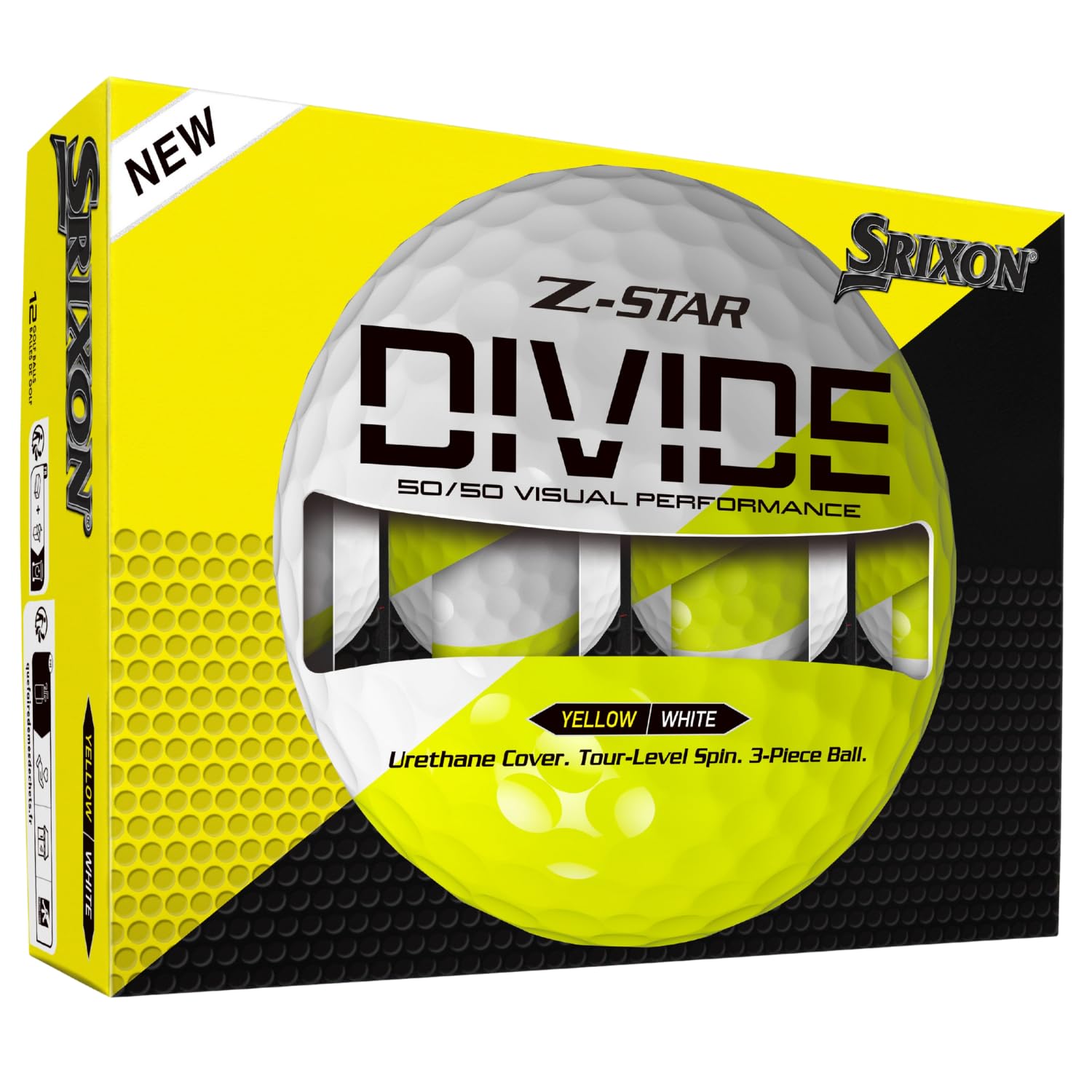 Srixon Z-Star Divide Golf Balls, Z-Star 9