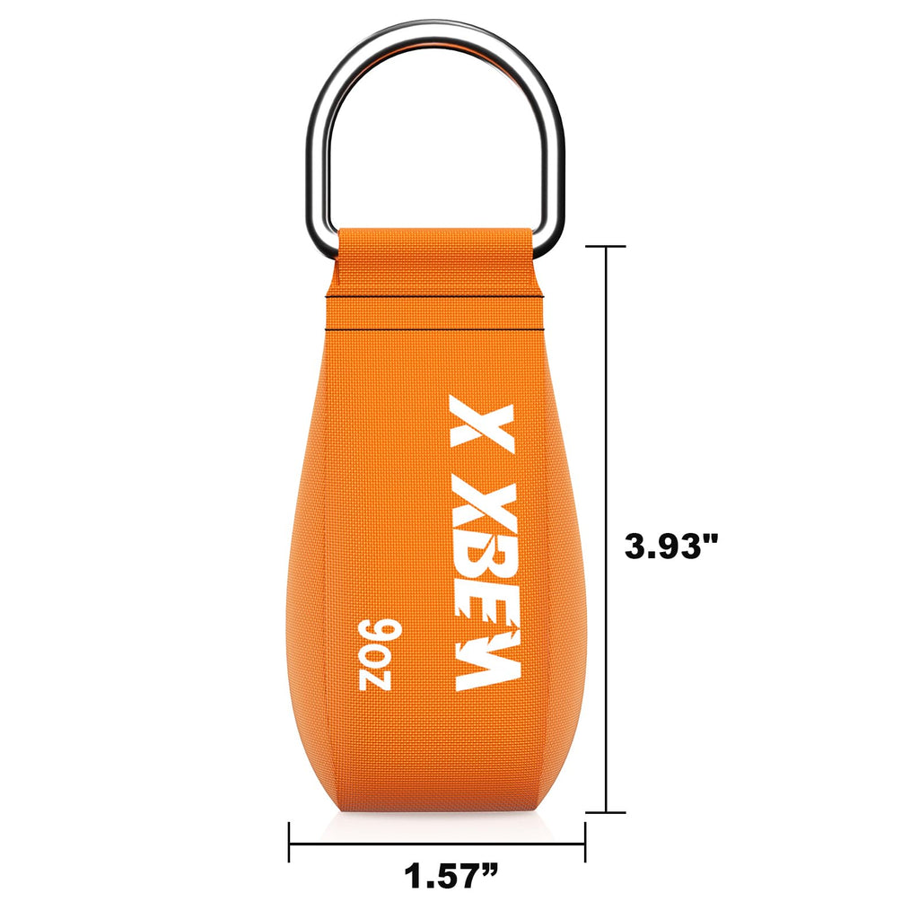 Xben 2 Pack Arborist Throw Weight Bag 11Oz - High-Visibility Green - Aerodynamic Design For High Limb Throwing - Tear-Resistant