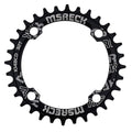 Msreck Round Oval Chainring 104 Bcd 32T 34T 36T 38T 40T 42T 44T 46T 48T 50T 52T Narrow Wide Single Chain Ring For Road Bikes, Mo