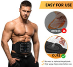 Marcooltrip Mz Abs Stimulator,Ab Machine,Abdominal Toning Belt Workout Portable Ab Stimulator Home Office Fitness Workout Equipm