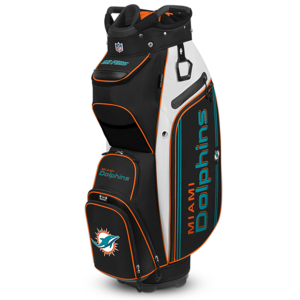 Team Effort WinCraft Miami Dolphins Bucket III Cooler Cart Golf Bag