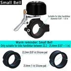 Greallthy Bike Bell Classic Brass Bicycle Bell, Bike Bells For Adults Kids, Loud Sound Bicycle Bells For Handlebars, Road Mounta