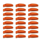 Heimdall Emergency Whistle With Lanyard For Safety Boating Camping Hiking Hunting Survival Rescue Signaling (Orange-24Pcs Pack)