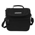 Patriot Coolers Duo Lunch Bag - 15 Can Lunch Cooler With Dual Compartments And Convenient Carry Strap (Black)